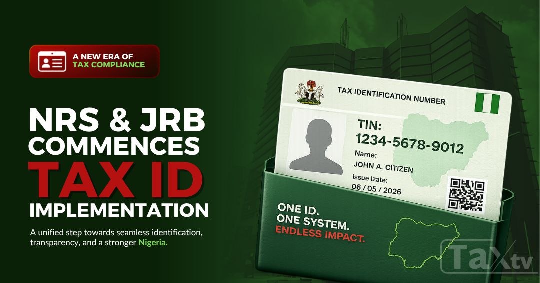 NRS and JRB Commence Tax ID Implementation