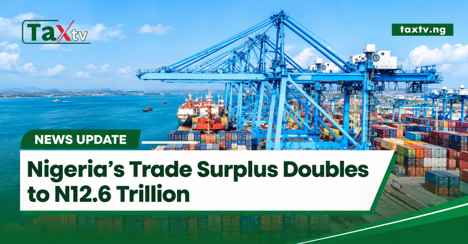 Trade Surplus More Than Doubles to ₦12.6tn in Q2 2026